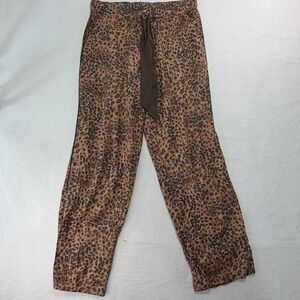 Aerie Women's Leopard Pants Sleep Pjs Pajama Bottoms Small NWT